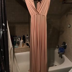 Halter backless dress worn once